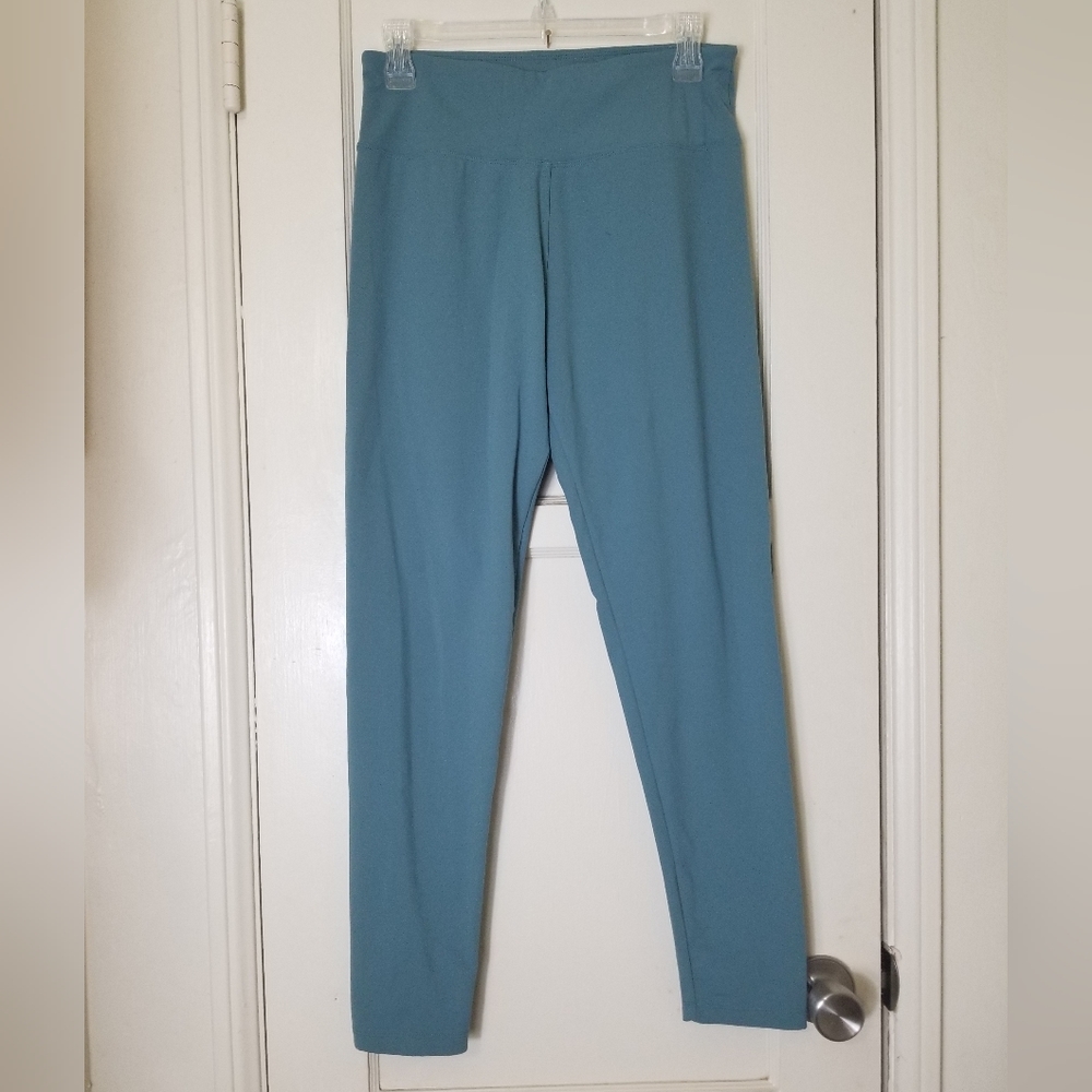 IUGA moss green stretch yoga activewear long leggings pants L